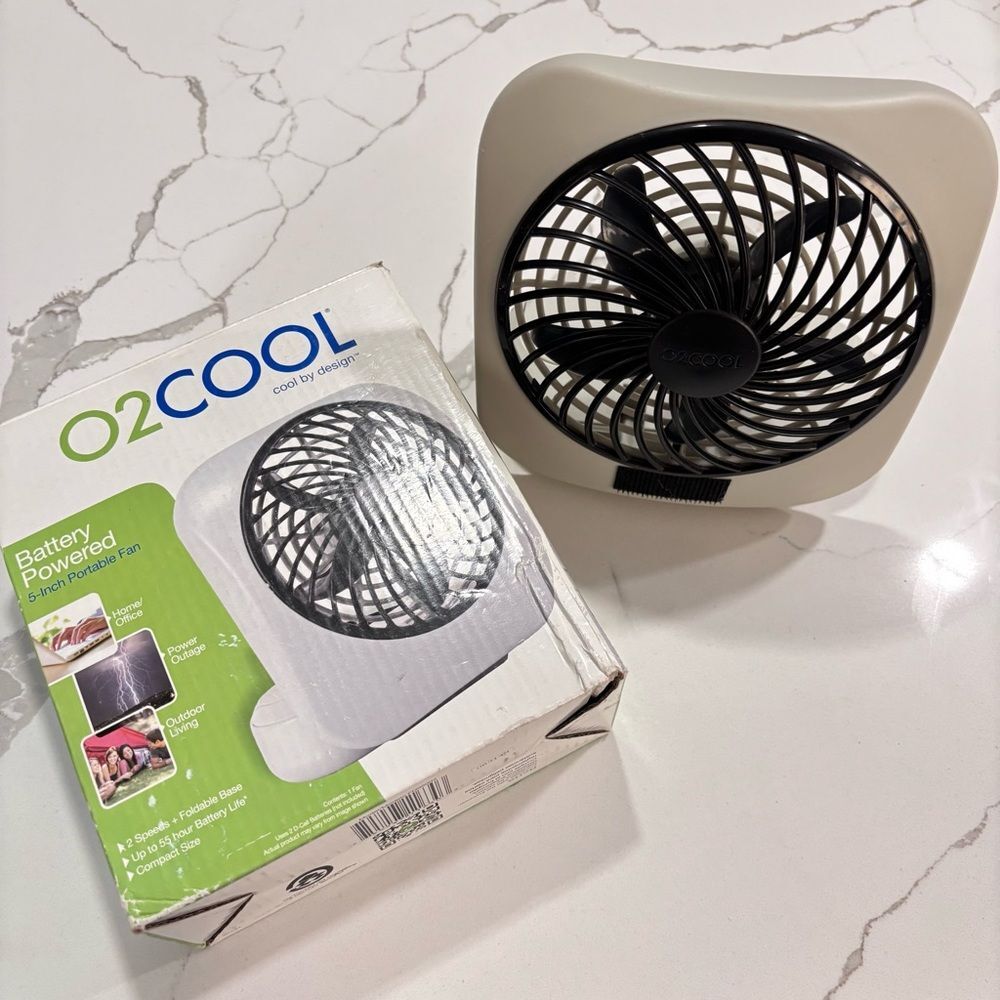 O2Cool | Home Dorm Travel 5" Portable Fan